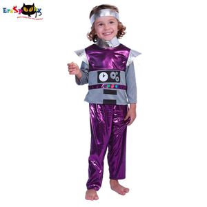 Cosplay Eraspooky Kleinkind Astronaut Halloween für KinderRetro Kostüm Junge Raumfahrer Kostüme Kind Roboter Cosplay Karnevalcosplay