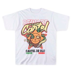 Tシャツカルテルデグロ報酬シャツティーヒップホップメンカジュアル半袖ストリートデザイナーティーサマー