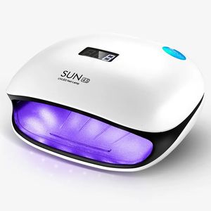 ネイルドライヤーSUN4S UV LEDネイル48Wクイックドライプロフェッショナルゲルマニキュアドライヤーランプマニキュアマシンネイルアートサロンツール機器231020