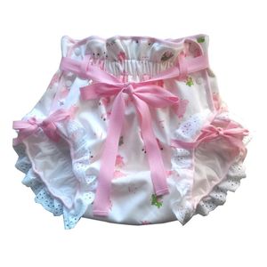 Fraldas para adultos Fraldas Rosa Princesa Padrão Fralda para Adultos / DDLG Calças Traning para Bebês Adultos / Fraldas Reutilizáveis Impermeáveis Aloth Underweaer 231020