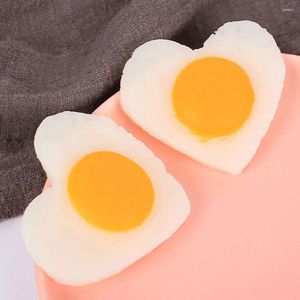 Party Decoration Simulated Omelette Ornaments Fake Fried Egg Prop Props Model Eggs Restaurant Pvc Kitchen Food Student