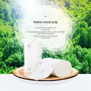 Gift Wrap Bulk Rolls Of Paper Home Bathroom Kitchen Accessories Soft Cute No Fragrance Wc White Tissue Nonsmell 231019