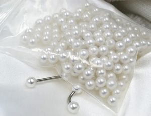 Stud 200 Stück/Lot Piercing-Schmuck – Acryl-Perlenkugeln, Ersatz für Lippe/Labret/Augenbraue/Zunge/Nabel, Ersatz für Piercing 16G 14G 231020