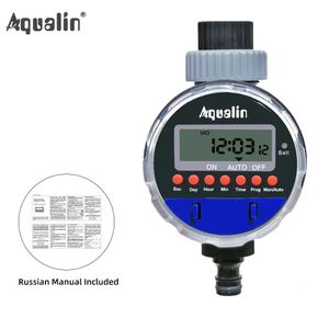 Equipamentos de rega Automático Display LCD Temporizador Eletrônico Casa Jardim Bola Água para Irrigação Controlador #21026 231019