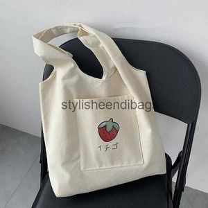 Sacos de ombro 2023 saco de compras saco de texto padrão impressão bege reutilizável simples grande capacidade moda tote bagstylisheendibags