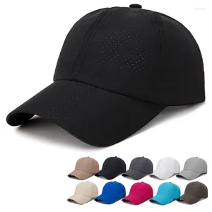 Ball Caps Hat Men's Spring And Summer Outdoor Leisure Sun Women's Version Bare Body Simple Atmosphere Sunscreen Breathable Mesh Cap