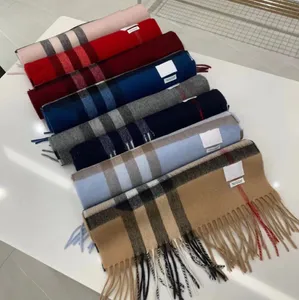 Women Cashmere Classic Plaid Designer Scarves Touch Touch Warm Wark With Wits Autumn Winter Long Headscarf Shawls Gift Histric