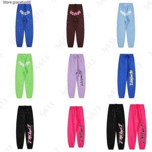 Herrbyxor designer Sweatpants Spider Young Thug 555555 Womens SP5der Web Print High Quality Fabrics Trouser Y2K Casual Pant