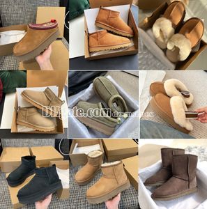مصمم الثلوج UG BOOTS منصة أستراليا نساء حذاء أحذية الصوف الفراء الشوكول