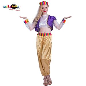 Cosplay Eraspooky Arabian Aladin Prinzessin Frauen Sexy Bauchtanz Kostüm Set Halloween Party Fancy Dresscosplay