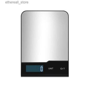 Bathroom Kitchen Scales 5/10/15kg Household Kitchen Scale Electronic Food Scale Baking Scale Measuring Tool Stainless Steel Platform with LCD Display Q231020