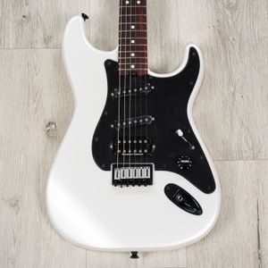 Charv Jake E Lee Signature Pro-Mod TA-Cal Style 1 HSS HT RW White Electric Gitar