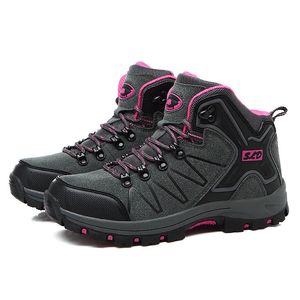 Botas femininas botas à prova dwaterproof água caminhadas sapatos femininos botas de neve plataforma manter quente tornozelo botas femininas tênis ao ar livre sapatos de trabalho 231019