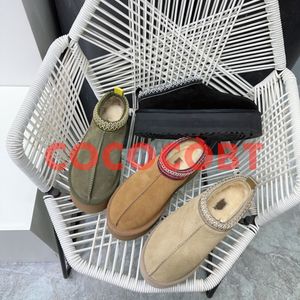 Australia Ultra Mini Platform Boots Designer Kobieta Najwyższa jakość Australia śnieżne buty Grube dolne kostki Furt Snow Bot Puszysty fuzz muł tazz kapci rozmiar 35-40