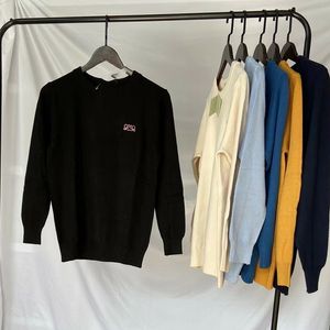 Mens Sweaters Tasarımcı Sweater L Mektup Nakış Logosu Yeni Sonbahar ve Kış Kazak Triko Kazak Kadınlar İçin