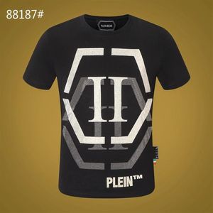 PLEIN BEAR T-Shirt Herren Designer-T-Shirts Markenkleidung Strass Schädel Männer T-Shirts Klassische hochwertige Hip Hop Streetwear Ts185i