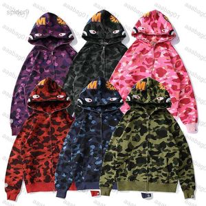 BAPES Hoodie Moletons 5A Mens Mulheres Designer Camuflagem Moda Pa Impressão Ape WGM Hoodie Paris Cardigan Clássico Inverno Casaco De Pelúcia Camisola