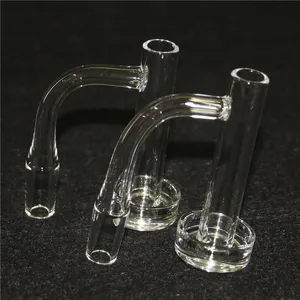 Banger al quarzo 10mm 14mm Giunto maschio senza saldatura Completamente saldato Accessori per fumatori Terp Slurper Bordo smussato Frullatore Spin Glass Nail