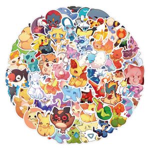 Groothandel van 100 Japanse anime-stickers cartoon elfachtige waterdichte bagagestickers voor kinderen