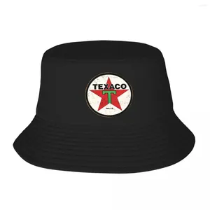 Berretti Texaco Distressed Sign Cappello da pescatore Panama Bambini Bob Cappelli Cool Fisherman Summer Beach Pesca Cappellini unisex