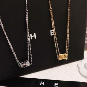 Luxury Design Diamond Necklace Designer Jewelry Pendant Necklace Fashion Young Style Long Chain Gold Plated Silver Accessories Exq2927