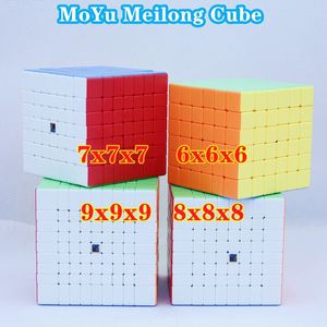 Magic Cubes Moyu Meilong 6x6x6 7x7x7 Cubo 8x8x8 9x9x9 Puzzle Magic 6x6 7x7 8x8 9x9 Cube Professional Cube SPEEM Cubo Gift 231019