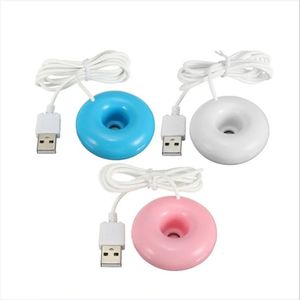 Steamer Mini Portable Donuts Negative Ion Humidifier USB Air Purifier Aroma Diffuser Steam For Home 231020