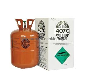 Freon Steel Cylinder Packaging R407C 25Lb Tank Refrigerant For Air Conditioners