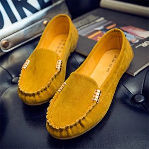 Dress Shoes Casual Flat Shoes Spring Autumn Flat Women Shoes Slips Soft Round Toe Plus Size Denim Flats Jeans Loafers Zapatos Mujer 231019