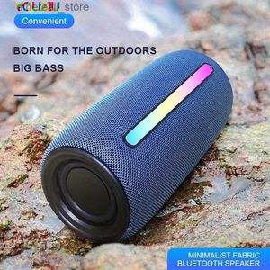 Mobiltelefonhögtalare Youxiu Bluetooth -högtalare Portable HiFi Stereo Waterproof Sound Box Music Central Speakers Camping Talare Outdoor Houd Speaker Q231021