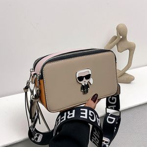 Multi-color Camera Bag designer bag Handbag Women's Wide Strap Shoulder Bag Fashion tie-dye luxury leather Italic Flash Strap Purse High Texture Mini Mark Bag 011