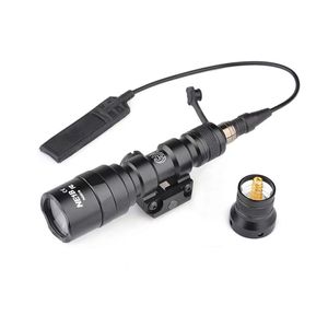 Accessori tattici jingming m4 m16 hk416 ar15 Torcia M300AA Mini Rat Tail Torcia con obiettivo concentratore controllato a filo con binario di guida Torcia portatile