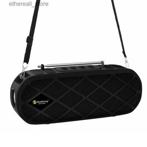 Cep telefonu hoparlörleri nnrb7fmd anten el feneri patlaması kutusu 5.0 EDR Bluetooth hoparlör subwoofer radyo FM 3D portatif kanca kolu bt hoparlör q231021