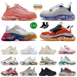 Designer triple S Scarpe casual Uomo Donna Scarpe da ginnastica Plate-forme Oversize Athletic Luxury Fashion Outdoor Jogging Walking Sneakers basse