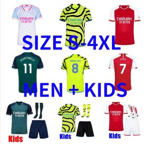 Player Fans 2023 2024 HAVERTZ G.JESUS RICE soccer jerseys SAKA SALIBA SMITH ROWE J.TIMBER TROSSARD ODEGAARD TOMIYASU JORGINHO ARSen football men kids shirts