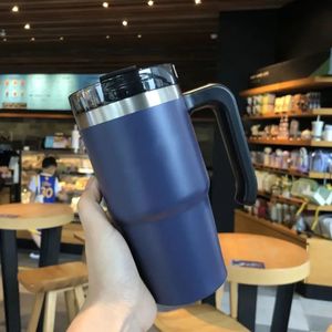 Kupalar 20oz 30oz Tumbler Paslanmaz Çelik Kupa Vakum Yalıtımlı Kahve Buz Kupası Sökü Şişesi Largecapity BPA ÜCRETSİZ 231020