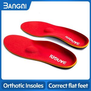 Shoe Parts Accessories 3ANGNI Ortic Insoles Arch Support Shoes Insert Mild Flat Feet Orthopedic Insoles For Men Woman Heel Pain Plantar Fasciitis 231019