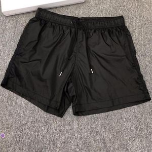 Summer Men Nylon Swim Shorts Projektant mody dżentelmen boczny kieszenie pływackie chłopiec zamek błyskawiczny