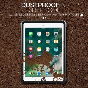 Crossbody IP68 IPad Air 9.7 Ayarlanabilir Kiracı Açık Hava Sporları Tam Koruyucu Yumuşak Tampon Şeffaf Üstün Zırhlı Kar Geçişli Kabuk