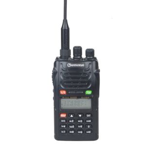 Walkie Talkie Talkies Wouxun KG UVD1Pデュアルバンドラジオ136 000 174 995MHz 216 000 260 995MHz FMポータブルIP55防水2双方向231019