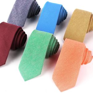 Neck Ties Cotton Skinny For Men Women Wedding Tie Groom Suits Boy Girls Slim Necktie Gravata Solid Color Neckties Gifts 231019