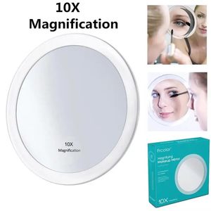 Compact Mirrors Mirror Makeup Travel Magnifying Magnification Vanity Suction Shaving Mirrors Personal Pocket Compact Desk Fogless Shower Cups 231019