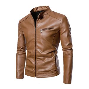 Hommes en cuir Faux automne hiver hommes vestes décontracté de haute qualité classique moto vélo veste grande taille manteaux épais vêtements 231020