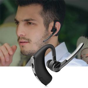 V9 Kablosuz Bluetooth Kulaklık Gürültü Azaltma Sürüş Spor Kulaklıkları Business Handfree Mic Bass Kulaklıklı Kulak Hakkında Çağrı