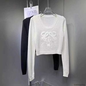 Tasarımcı Jumper Sweaters Kadın Örgü Sweater Giysileri Moda Külot Kadın Sonbahar Kış Giyim Bayanlar Gevşek Uzun Kollu Zarif Günlük Üstler S-Luady