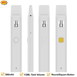 Premium imini vuoto preriscaldamento Penna di vaporizzazione usa e getta e sigarette 1/2 ml di cartucce d8 d9 d1