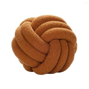 Pillow High-quality Knotted Ball Plush Safe Birthday Gift Decorative Bedroom Beside Stuffed