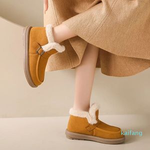 Mulheres designer de luxo senhoras sapatos 2023 inverno botas de tornozelo para mulheres botas de neve plataforma de pele