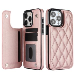 Luxury Prismatic Leather Card Holder Wallet Case For iPhone 15 Pro Max 14 13 12 11 XR XS X Flip Stand Phone Cover Funda