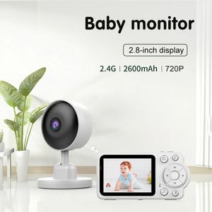 Baby Monitors Monitor Wireless Indoor 2 8 Inch Surveillance WiFi Video Tway Way Audio Night Vision Smart Camera Security Protection 231019